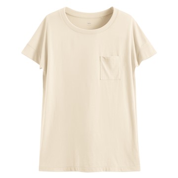 莫代爾口袋短袖T恤-女