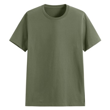 純棉圓領T恤-男