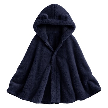 長刷毛造型斗篷-女