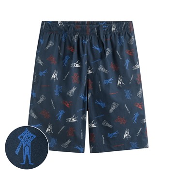 超人力霸王印花輕便短褲-男