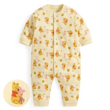 迪士尼系列純棉羅紋連身衣-Baby