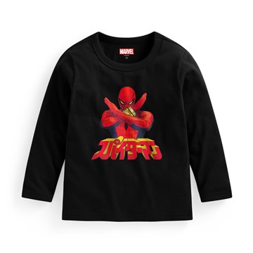 漫威系列長袖印花T恤-02-童