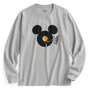 迪士尼系列長袖印花T恤-17-男