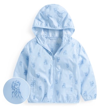 迪士尼系列抗UV輕型印花風衣外套-童