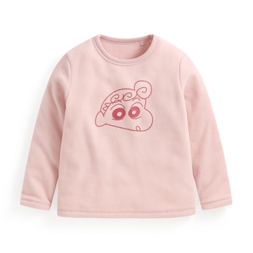 蠟筆小新Fleece印花上衣-童