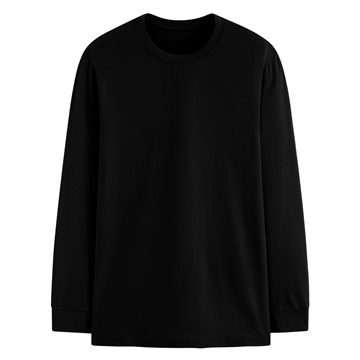 heatup圓領九分袖上衣-男