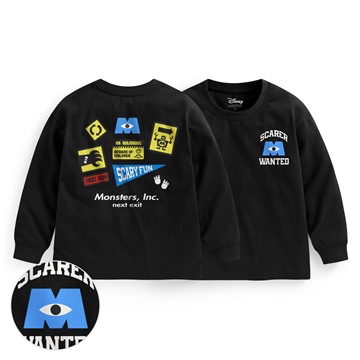 皮克斯系列寬版長袖印花T恤-02-童