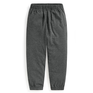 竹節棉束口褲-童