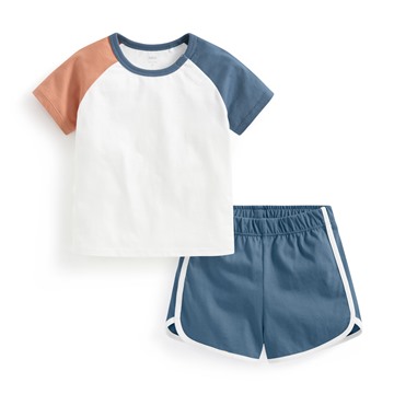 純棉拼色套裝-Baby