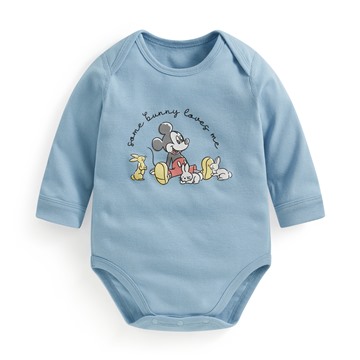 迪士尼系列純棉羅紋印花包臀衣-Baby