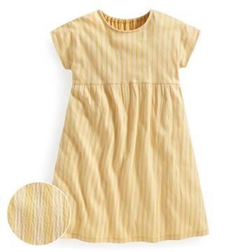 條紋印花連袖洋裝-童