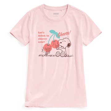 史努比系列印花T恤-06-女