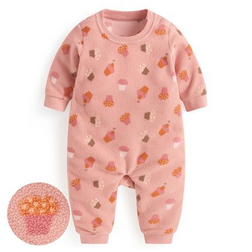 Fleece印花連身衣-Baby