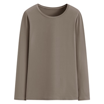 heatup圓領長袖上衣-女