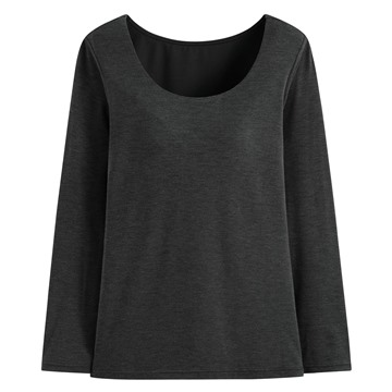 heatup U領Bra八分袖上衣-女