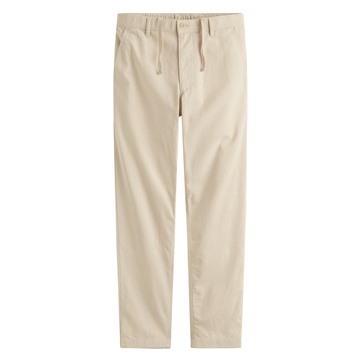 棉麻休閒長褲-男