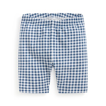 彈力格紋五分內搭褲-Baby