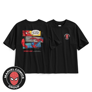 漫威系列寬版印花T恤-01-男