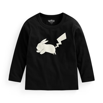 寶可夢長袖印花T恤-02-童