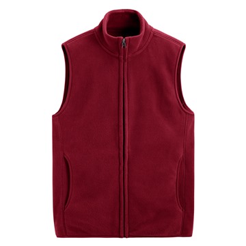 Fleece立領背心-男