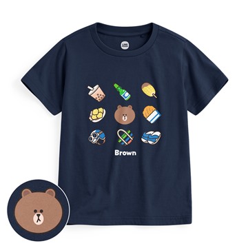 LINE FRIENDS印花T恤-05-童