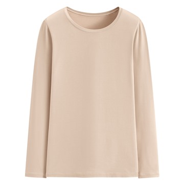 heatup圓領長袖上衣-女