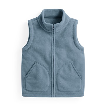 Fleece立領背心-童