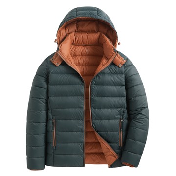 極輕羽絨玩色外套-男