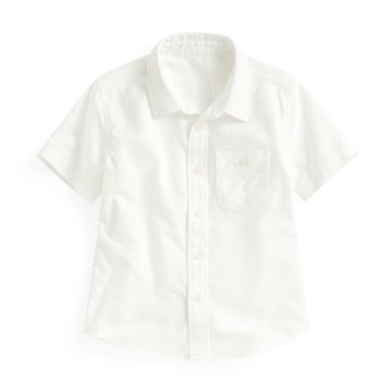 牛津短袖襯衫-童