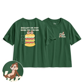 迪士尼系列寬版印花T恤-07-女