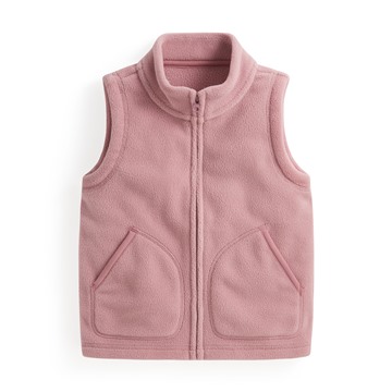 Fleece立領背心-童