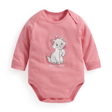 迪士尼系列純棉羅紋印花包臀衣-Baby