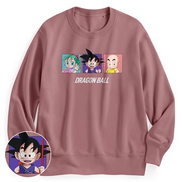 七龍珠毛圈印花圓領衫-05-男