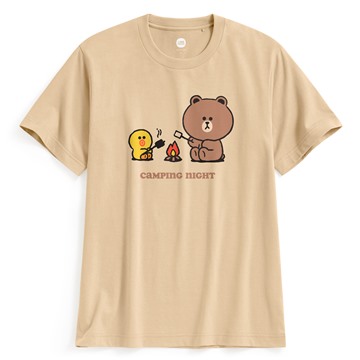 LINE FRIENDS印花T恤-02-男