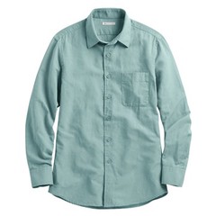 鈕扣跟衣服同樣色系，很棒的小細節！
168CM，54KG，因為怕洗完衣服變小，因此挑選M號，想穿很合身的就選S號！