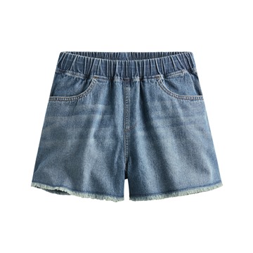 純棉牛仔輕便短褲-女