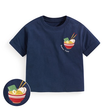 竹節棉美食印花T恤-Baby
