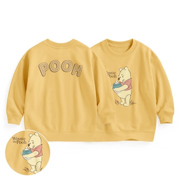 迪士尼系列毛圈寬版印花圓領衫-04-童