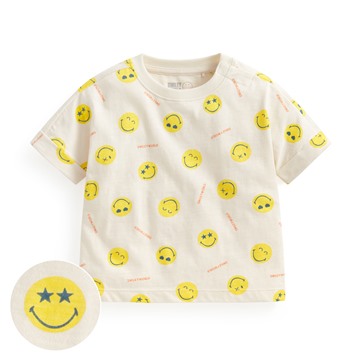 SmileyWorld®竹節棉印花T恤-Baby