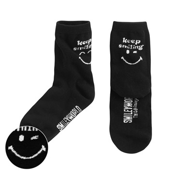 SmileyWorld®文字中筒襪-童