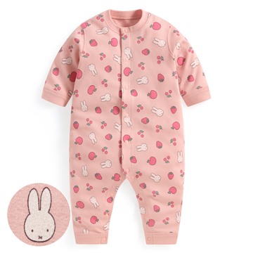 Miffy純棉羅紋印花連身衣-Baby
