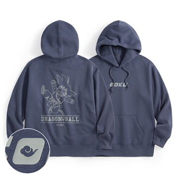 七龍珠刷毛印花連帽衫-04-男