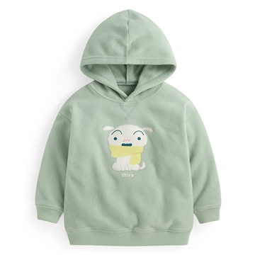 蠟筆小新Fleece寬鬆連帽上衣-童