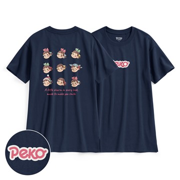 PEKO & POKO寬長版印花T恤-01-女