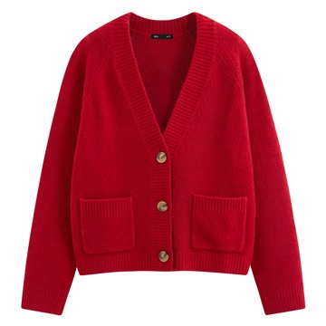 柔軟舒適短版針織外套-女