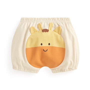 純棉動物造型鬆緊短褲-Baby