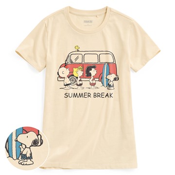 史努比系列印花T恤-01-女