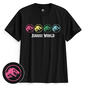Jurassic World印花T恤-10-男