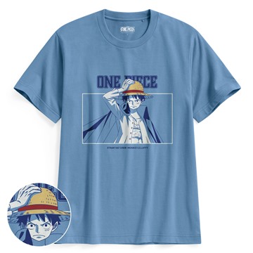 航海王印花T恤-01-男