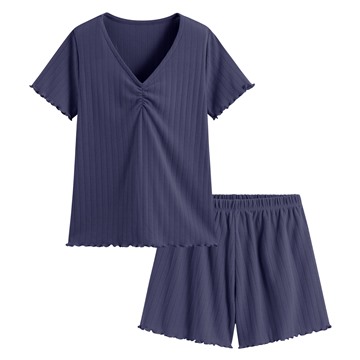 羅紋提花家居套裝-女